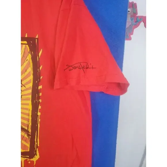 Vintage 2004 Jimi Hendrix T Shirt XL Red Hendrix Rock Men's Size XL - Picture 3 of 16